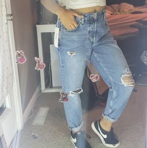NWT H&M Low Waist Boyfriend Jeans